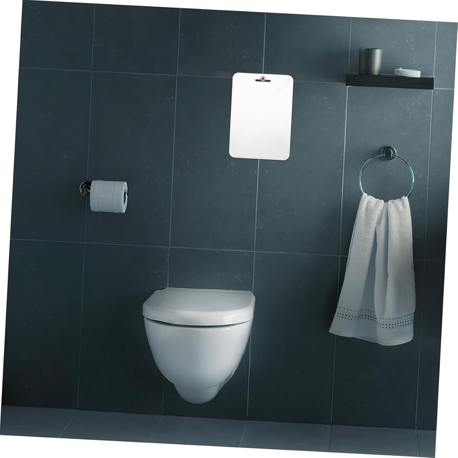 30x20cm Unbreakable Acrylic Shower Mirror for Men Women