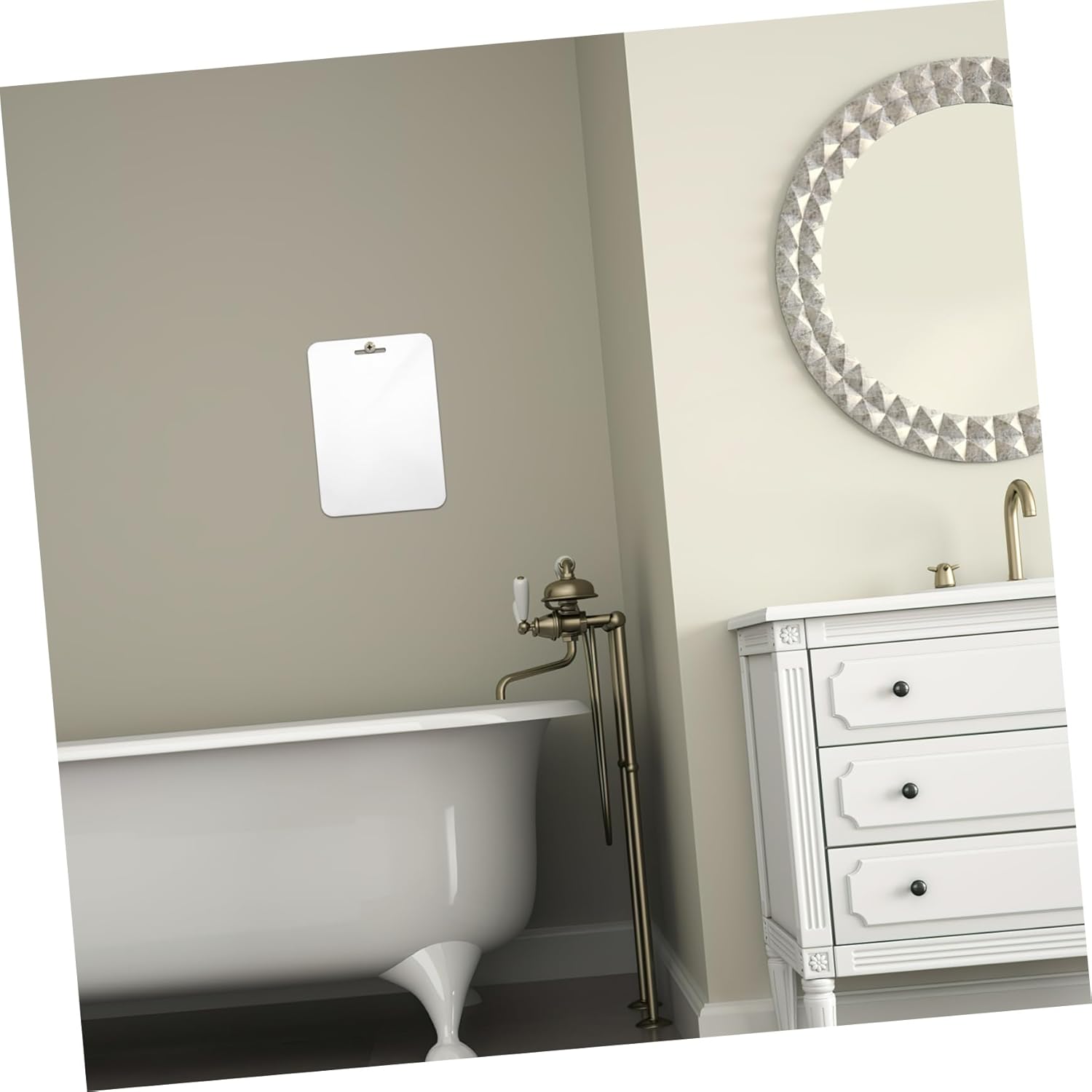 Ipetboom 30x20cm Fog Resistant LED Shower Mirror