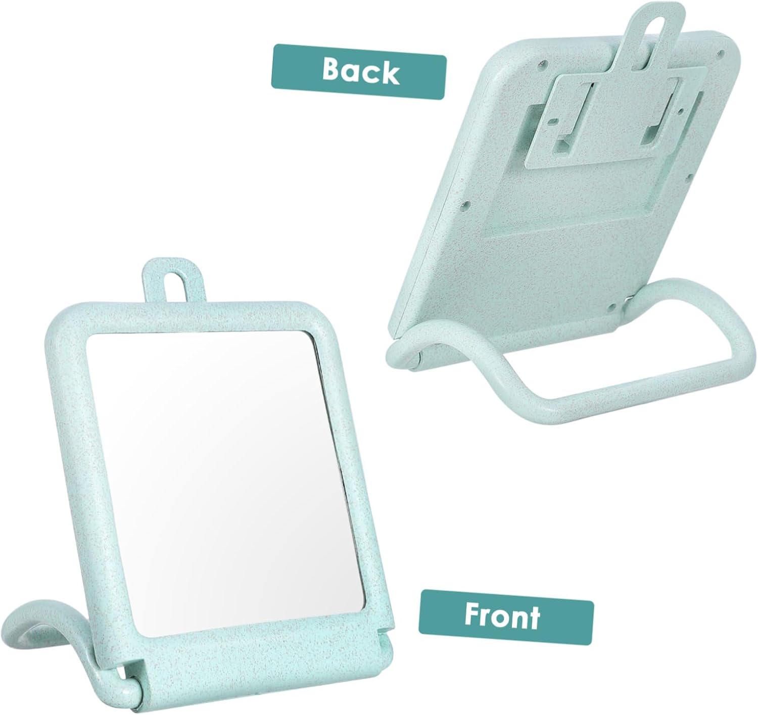 HAPINARY Led Vanity Mirror for Desk Wall Mountable Makeup Mirror