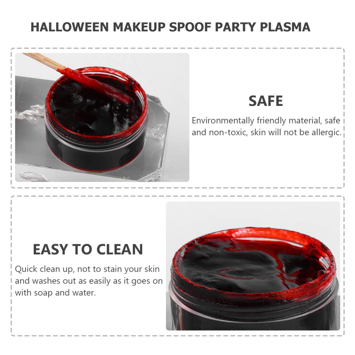 Beaupretty 3 Boxes Fake Blood for Halloween and Cosplay Props