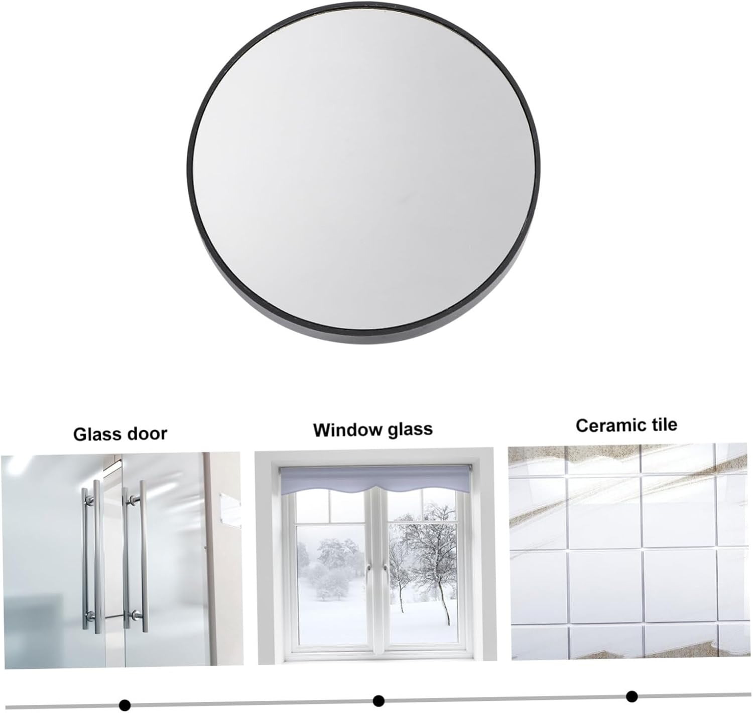 VALICLUD Suction Magnifying Mirror 15x