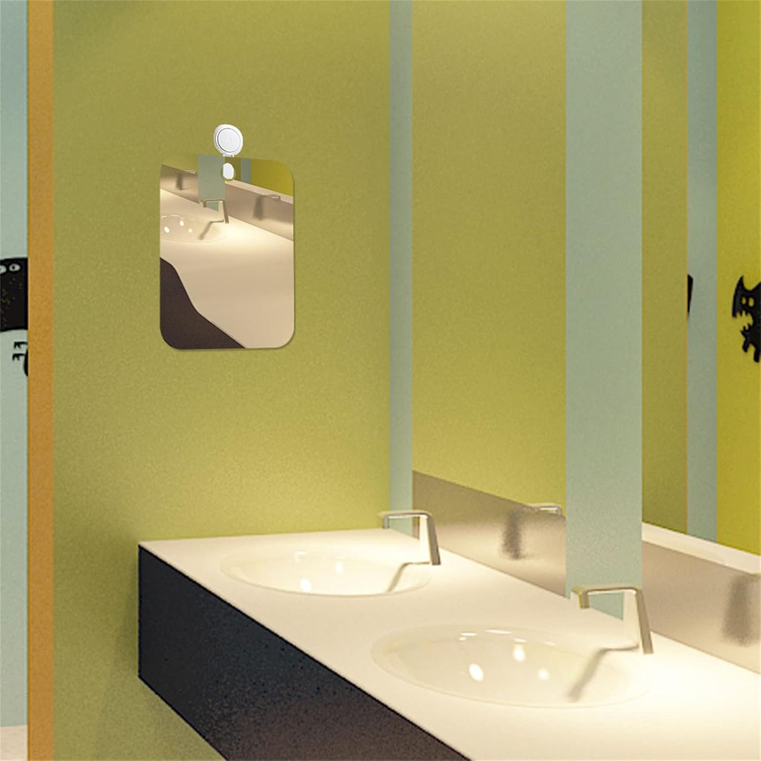 Shatterproof Shower Mirror Fogless for Shaving and Travel