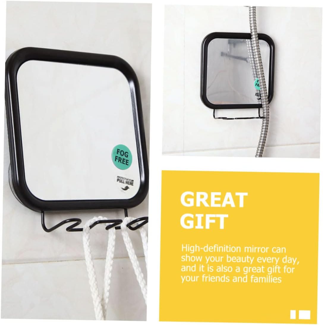 Happyyami Fogless Shower Mirror with Suction Cups