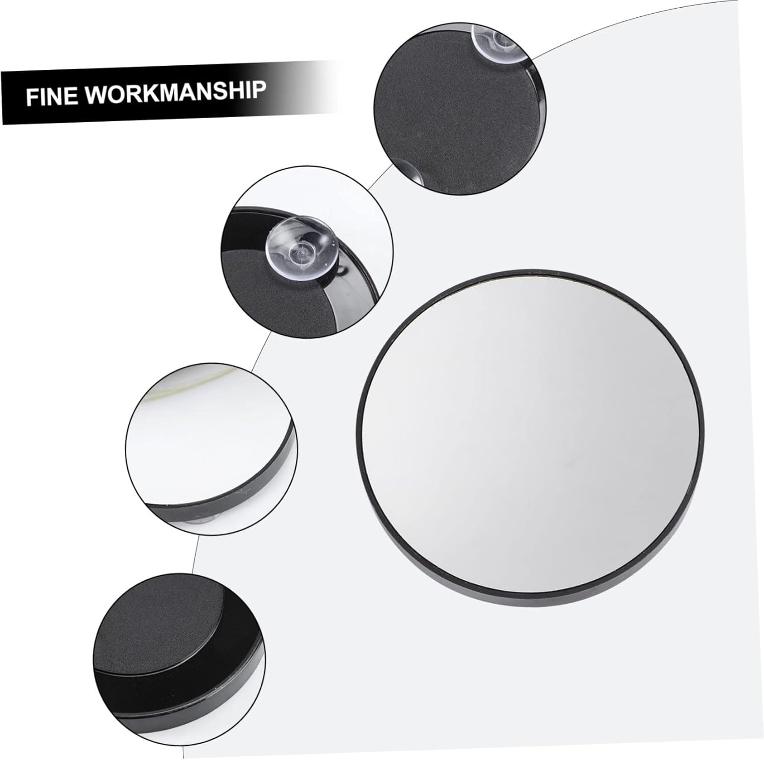 VALICLUD Suction Cup High Definition Makeup Mirror
