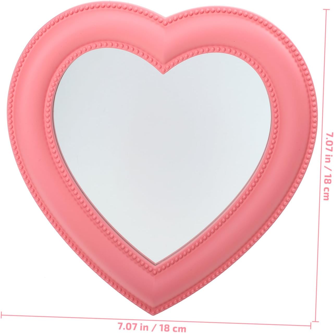LIFKOME Heart Shaped Makeup Mirror Wall Mounted 1
