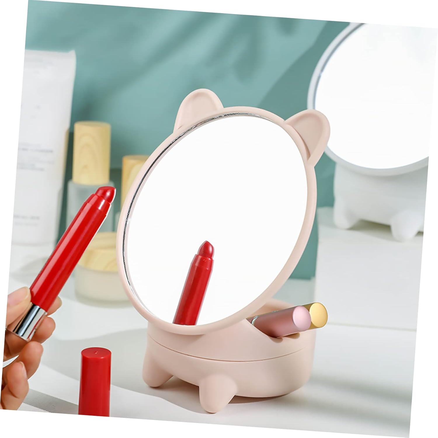 Outanaya LED Vanity Mirror for Home Dorm Desk
