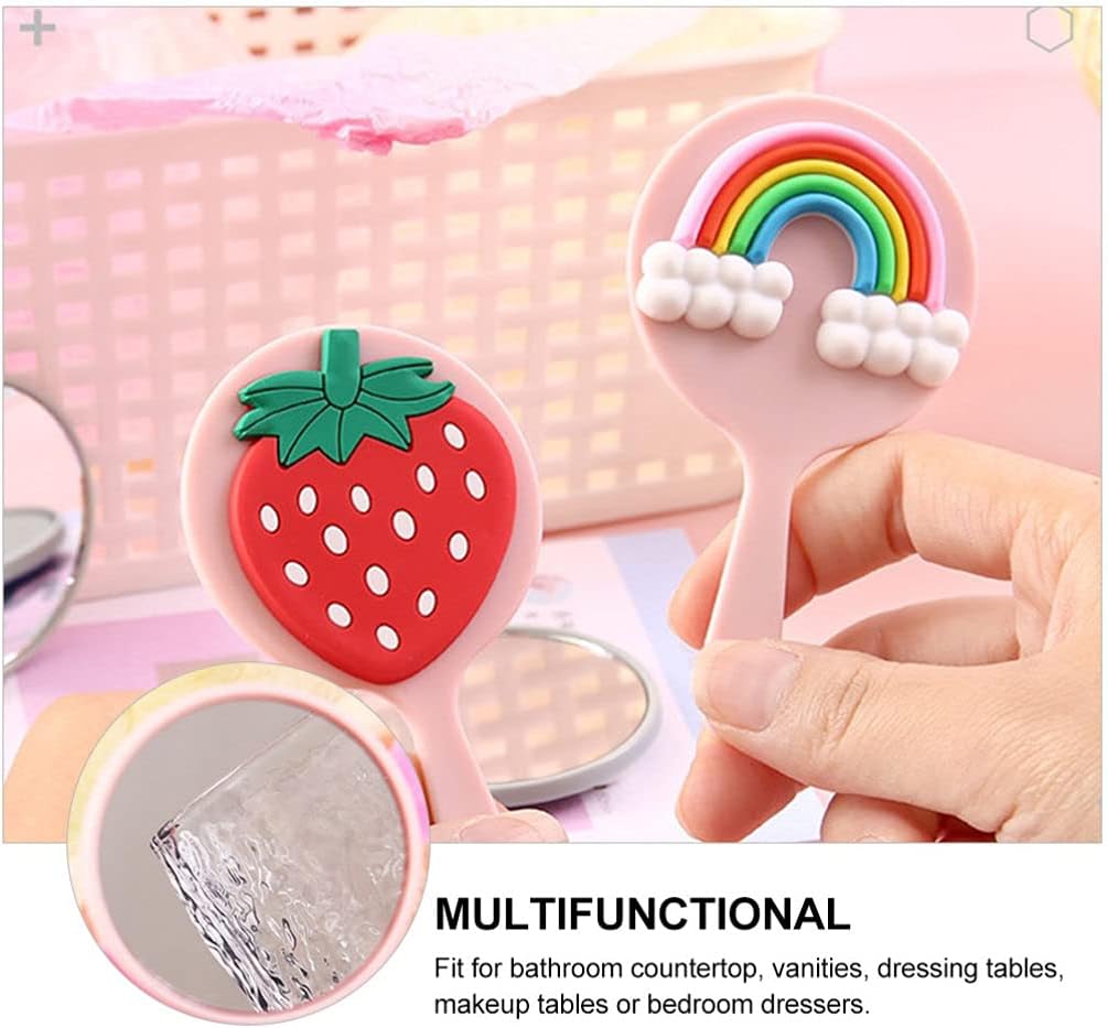 HEALLILY Portable Makeup Mirror for Girls Women