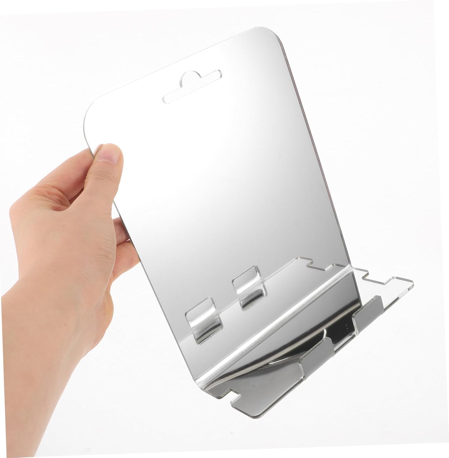 Zerodeko Shatterproof Anti-Fog Shower Mirror with Hooks