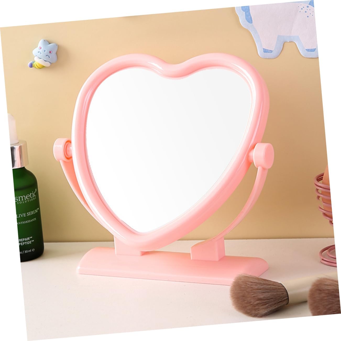 Healeved Double-Sided Compact Vanity Mirror