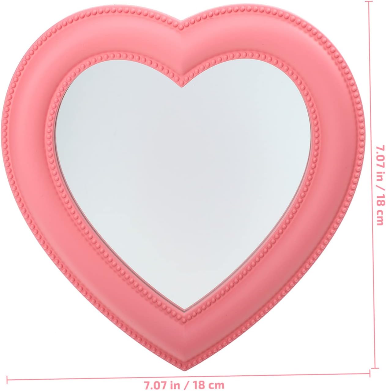 Ipetboom Led Makeup Mirror Wall Mounted Pink Beauty Vanity