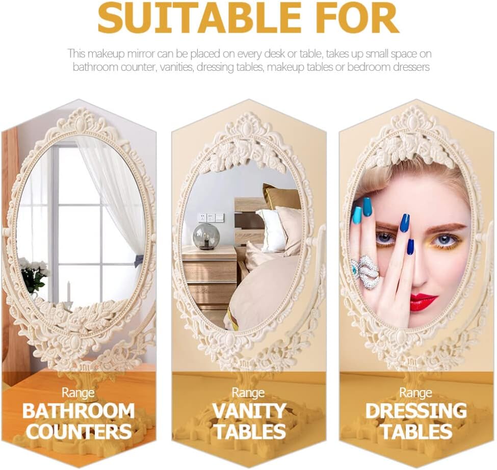 COHEALI Adjustable Desktop Vanity Mirror