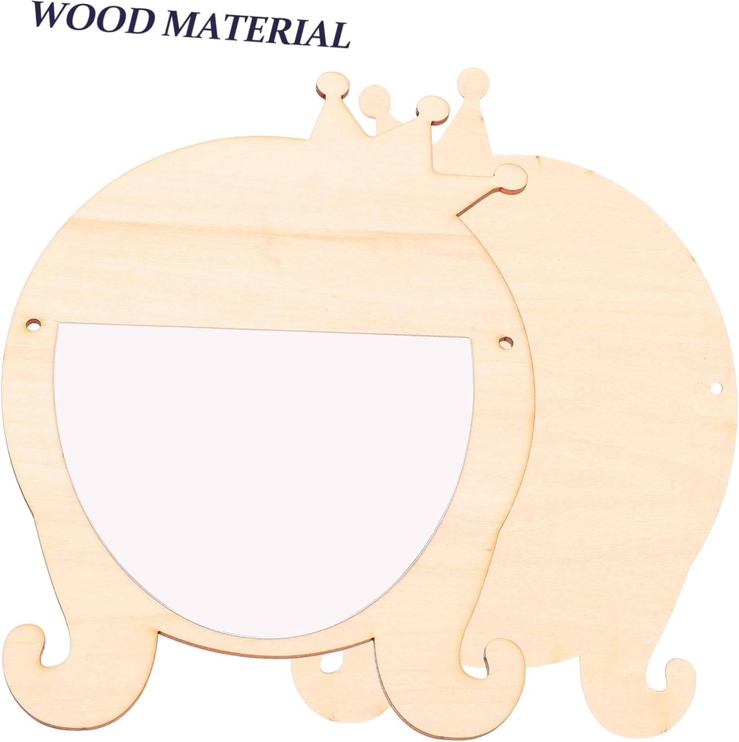 Cute Wooden Makeup Mirror for Girls Home Decor