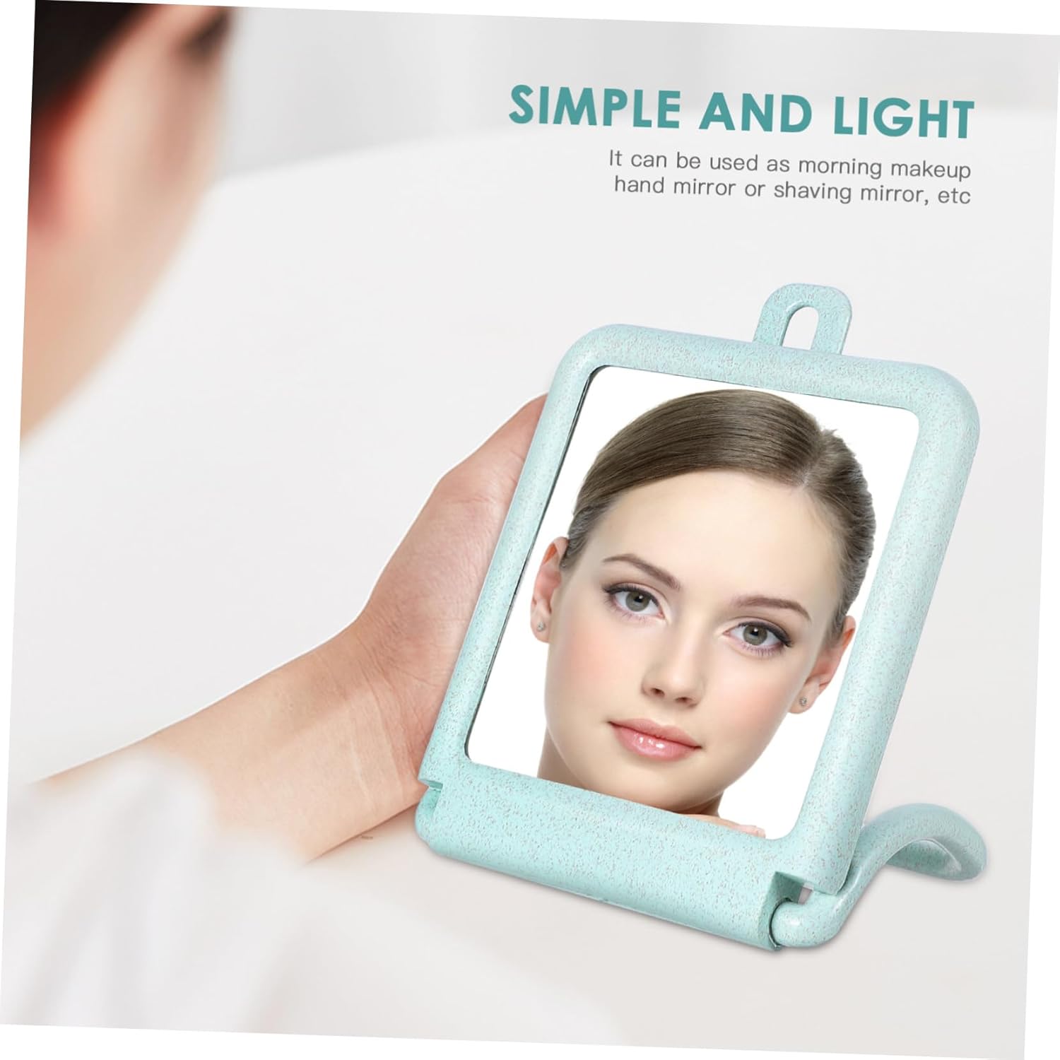 PartyKindom Wall Mounted Makeup Mirror Stand