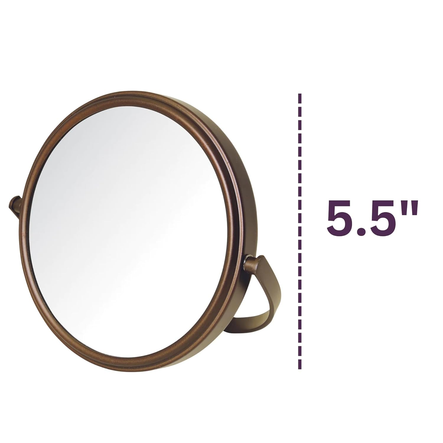 Models Choice JERDON Tabletop Vanity Mirror with Bronze Finish