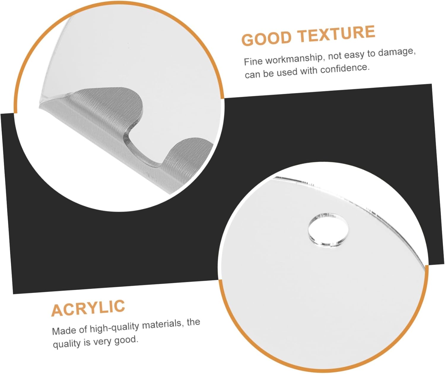 Angoily Anti-Fog Mirror Set for Shower Shave and Travel