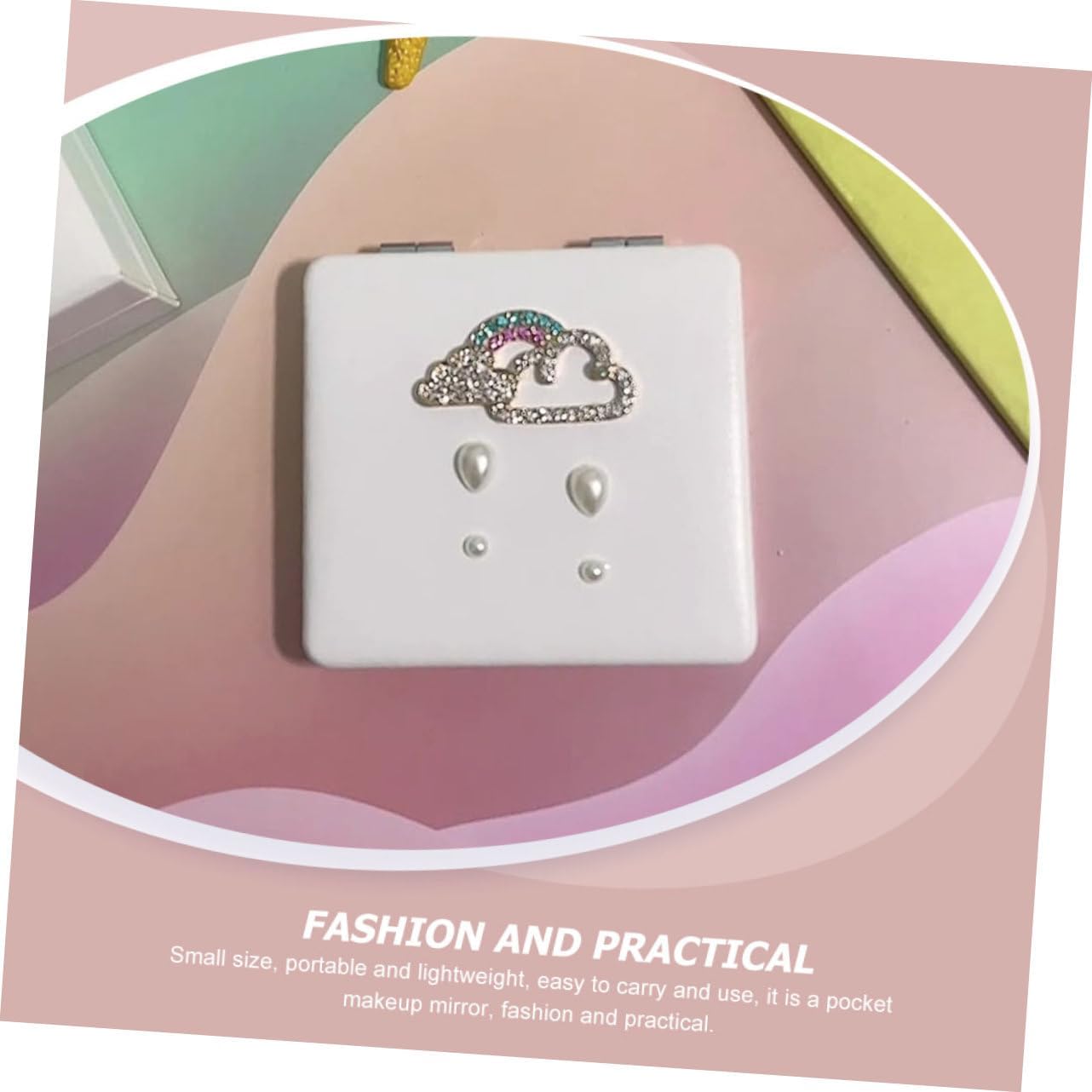 NOLITOY Double-Sided Folding Cosmetic Mirror for Travel