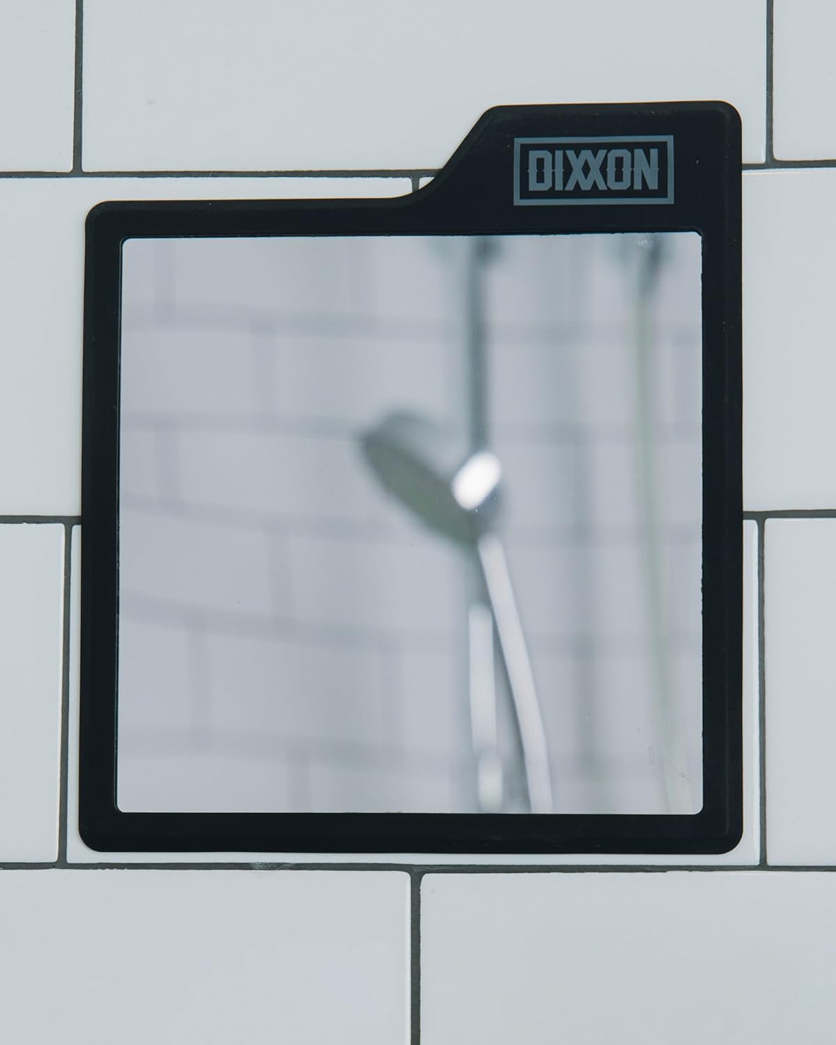 DIXXON FLANNEL CO Anti-Fog Adhesive Shower Mirror - Black