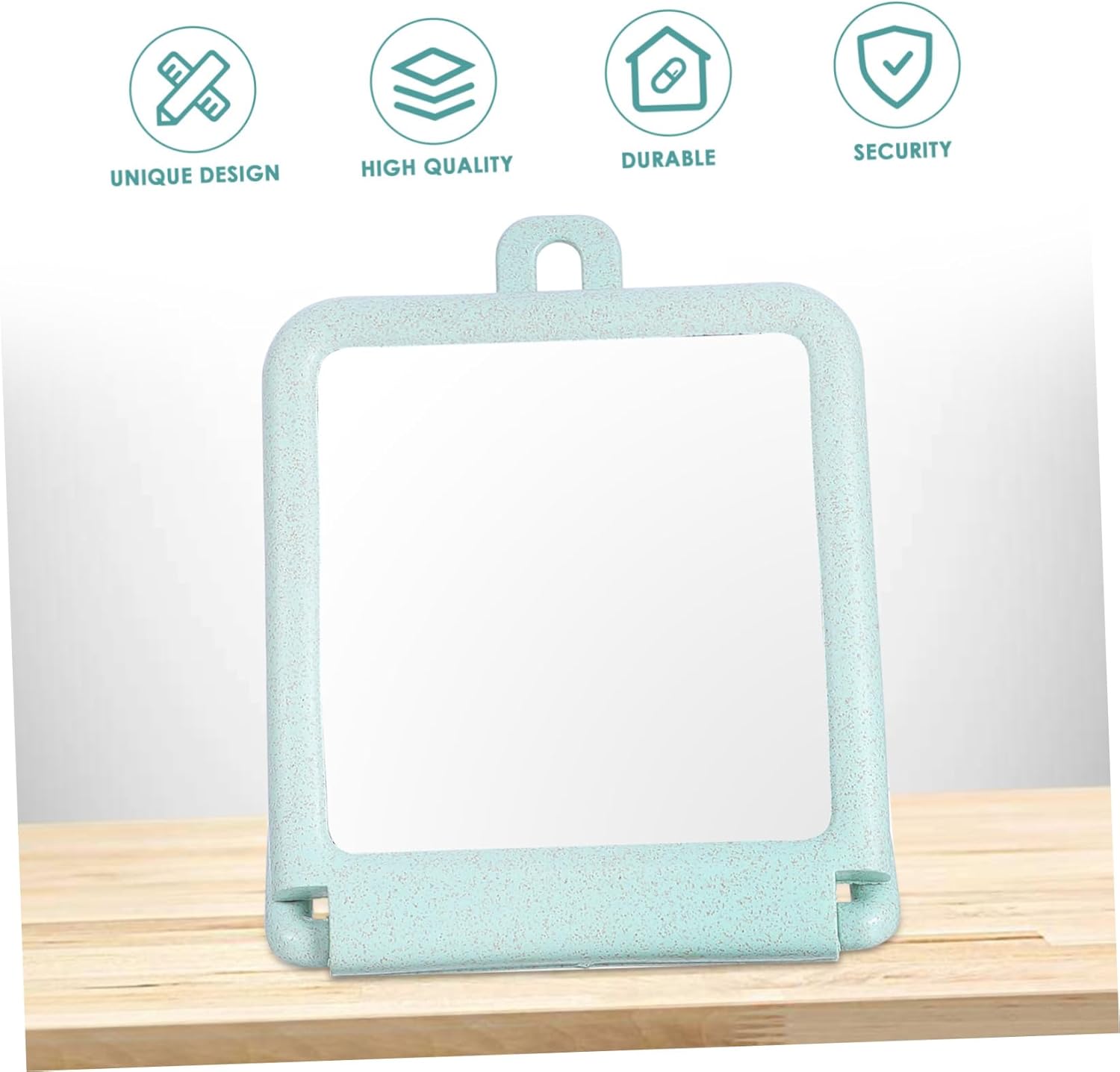 Wall Mounted Makeup Mirror with Stand for Beauty Routine