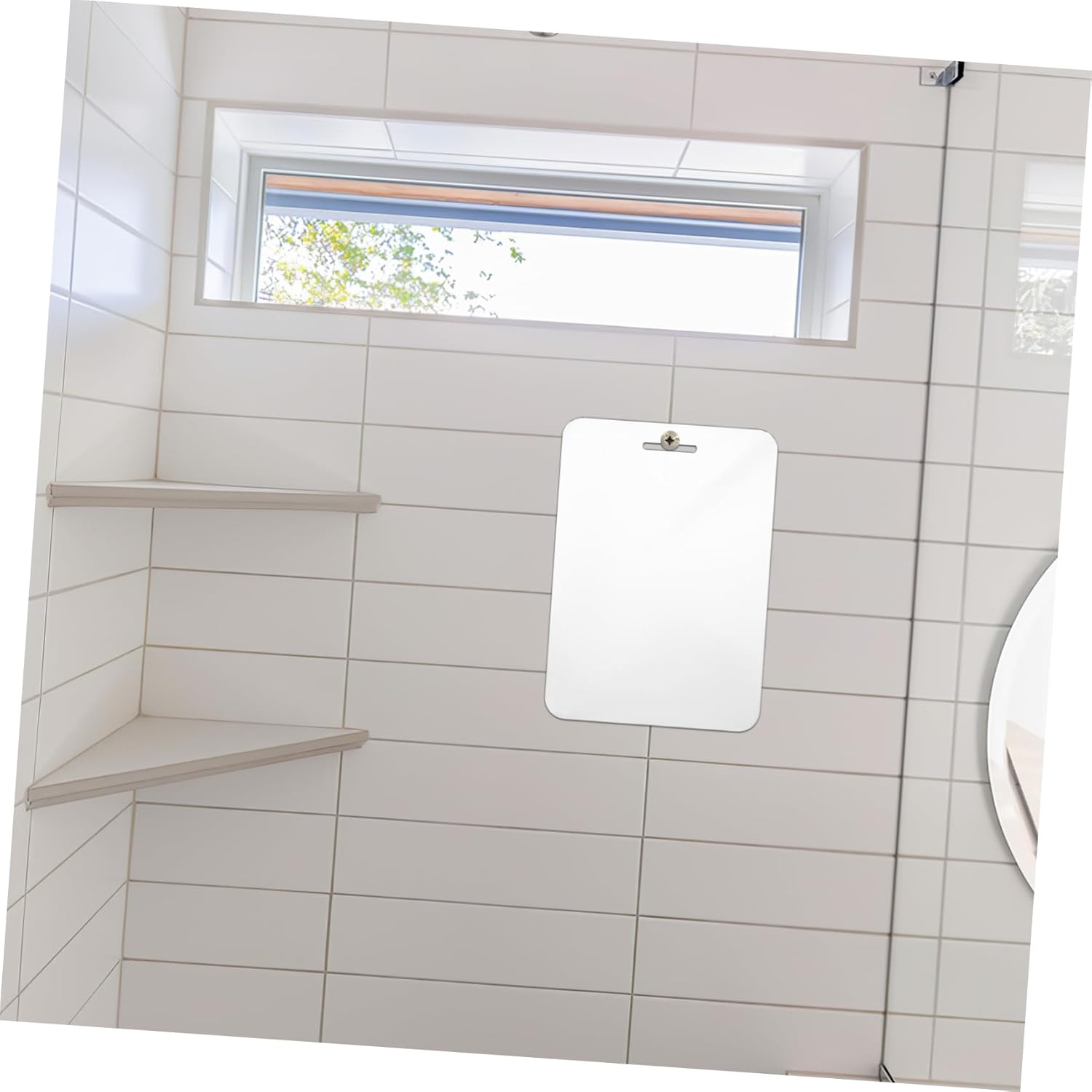 Healeved 30x20cm Acrylic Mirror Fogless Shatterproof