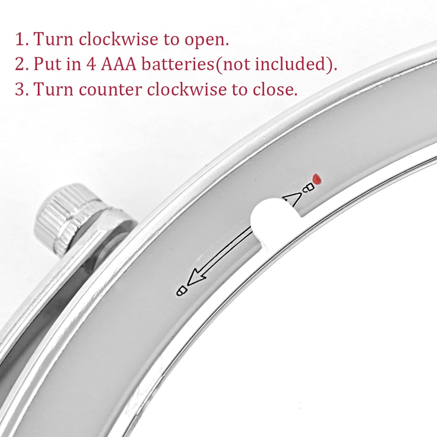 Nicesail 8-Inch LED Wall Makeup Mirror with 7X Magnification