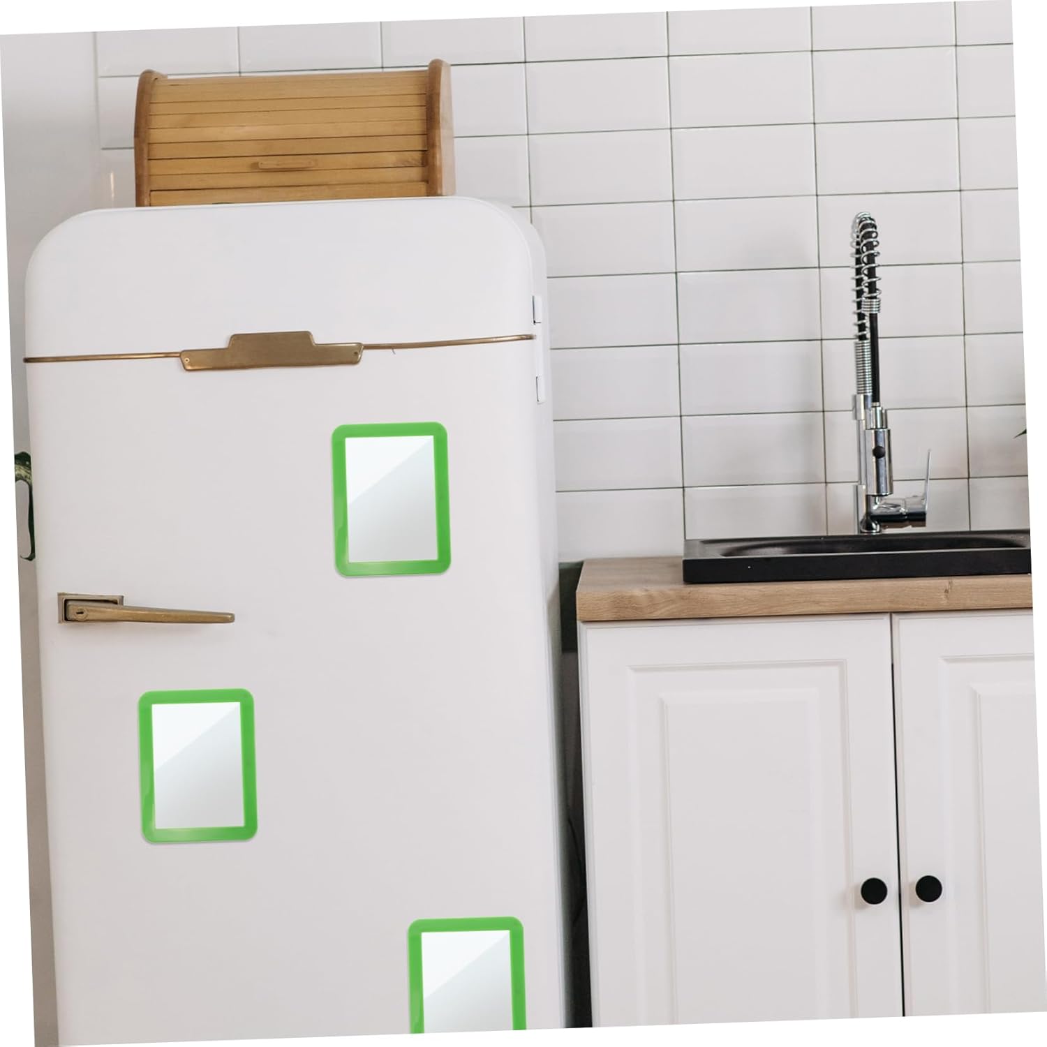 GLEAVI Magnetic Locker Mirror with Backing