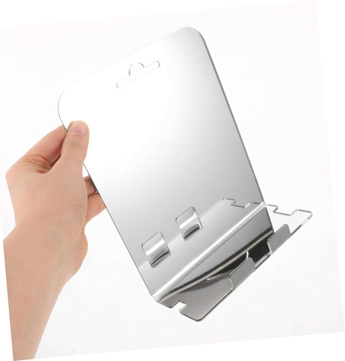 Shower Mirror with Anti-Fog Wall Mount and Hooks