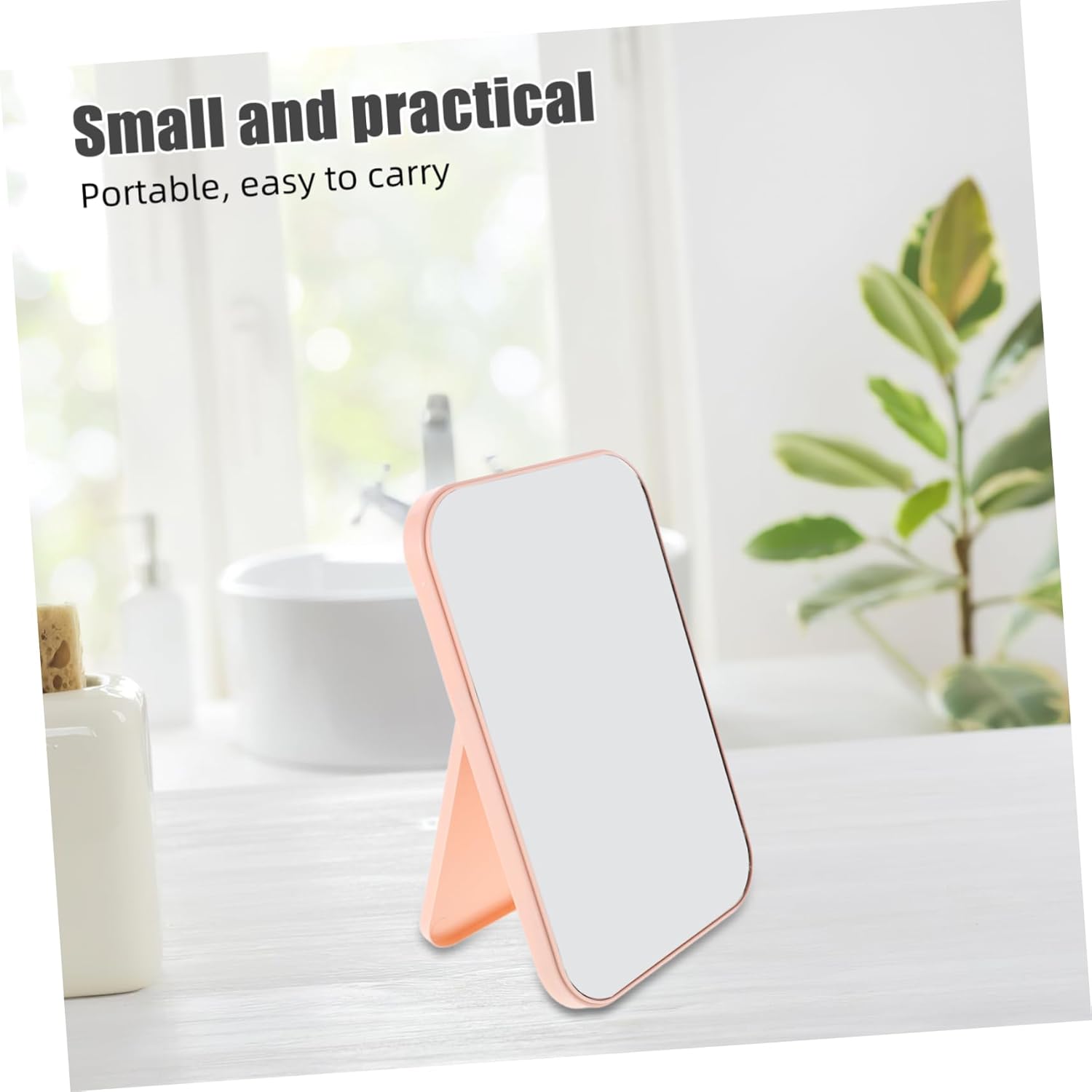 Ipetboom 2pcs Portable Makeup Mirror