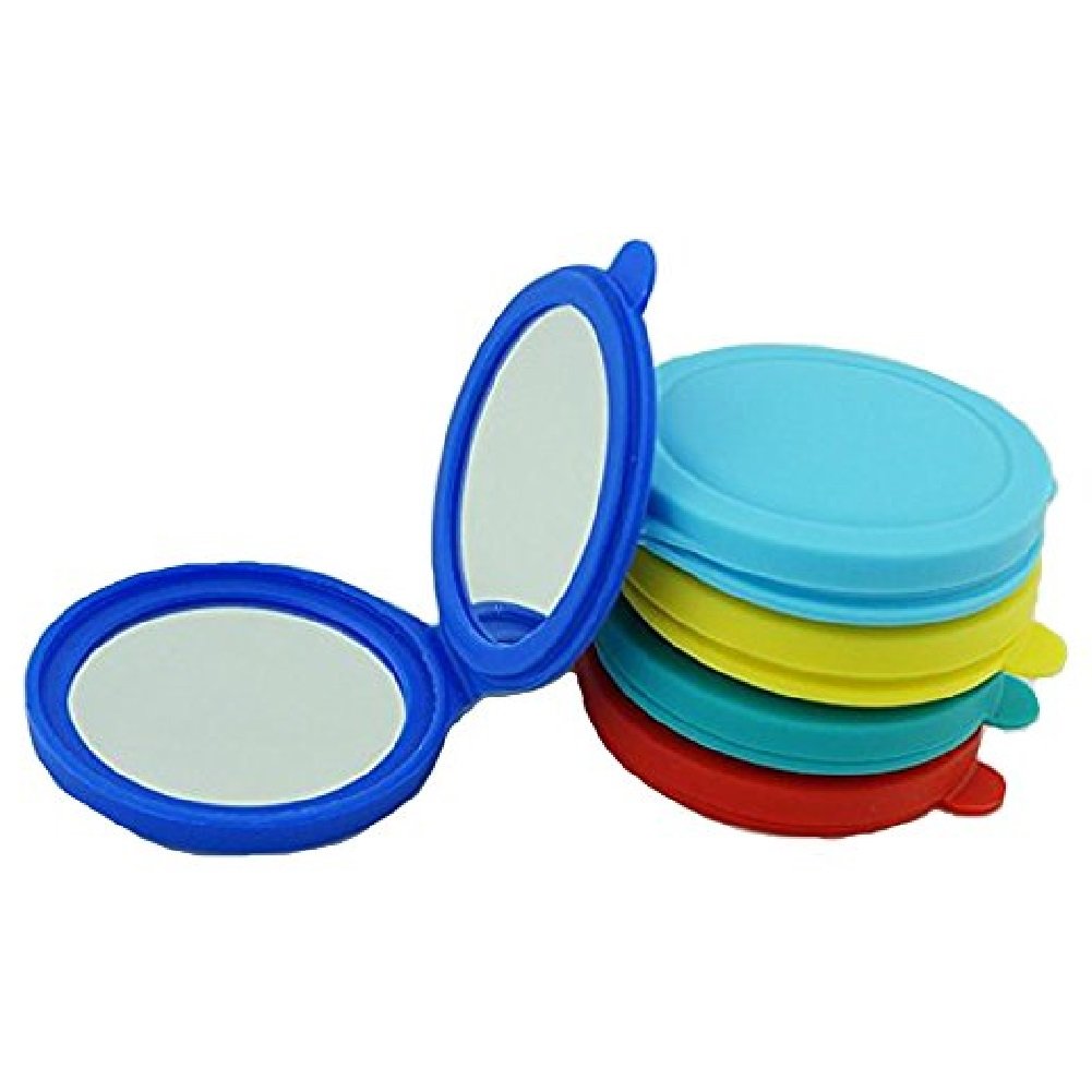 MELADY Mini Portable Makeup Mirror with Magnifying Side