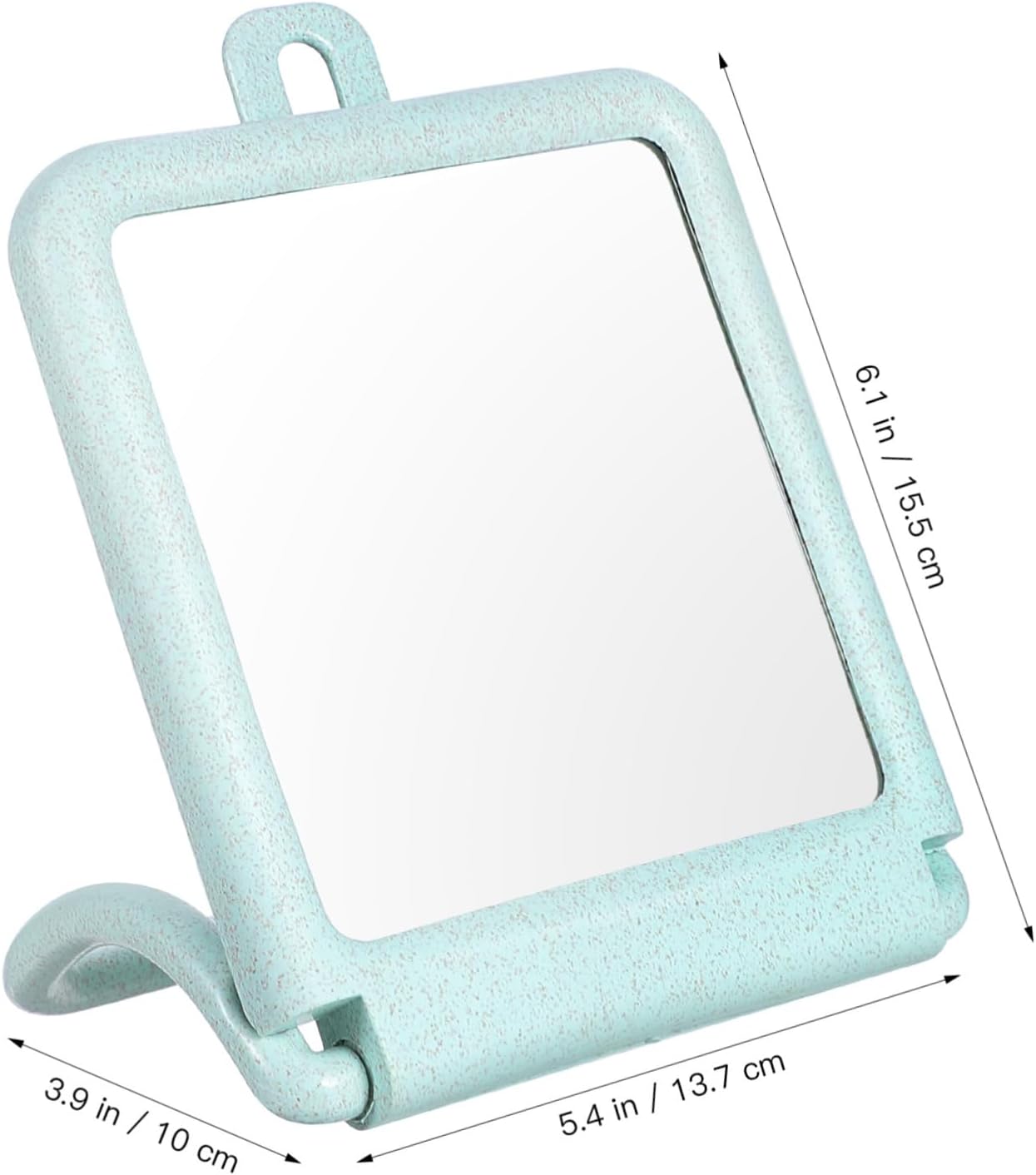 Wall Mounted Makeup Mirror with Stand for Beauty Routine