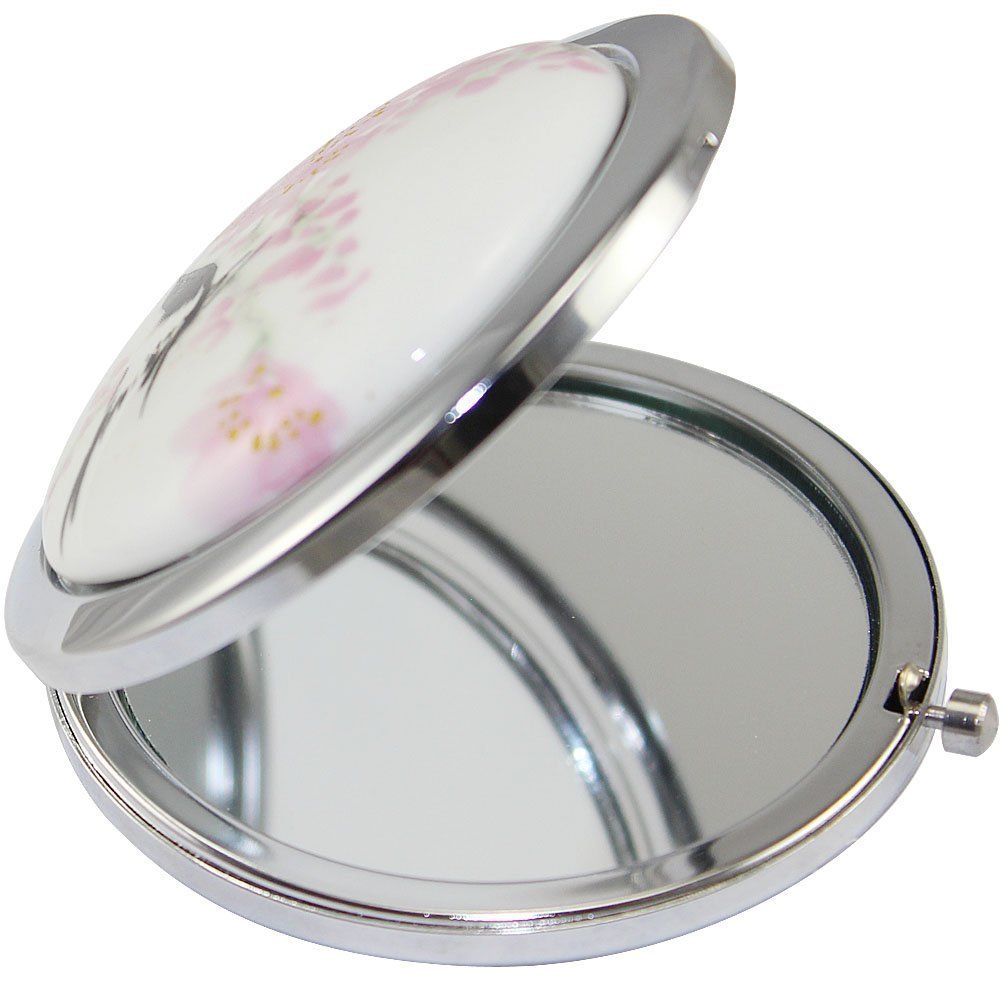 MELADY Mini Portable Makeup Mirror with Magnifying Side 1