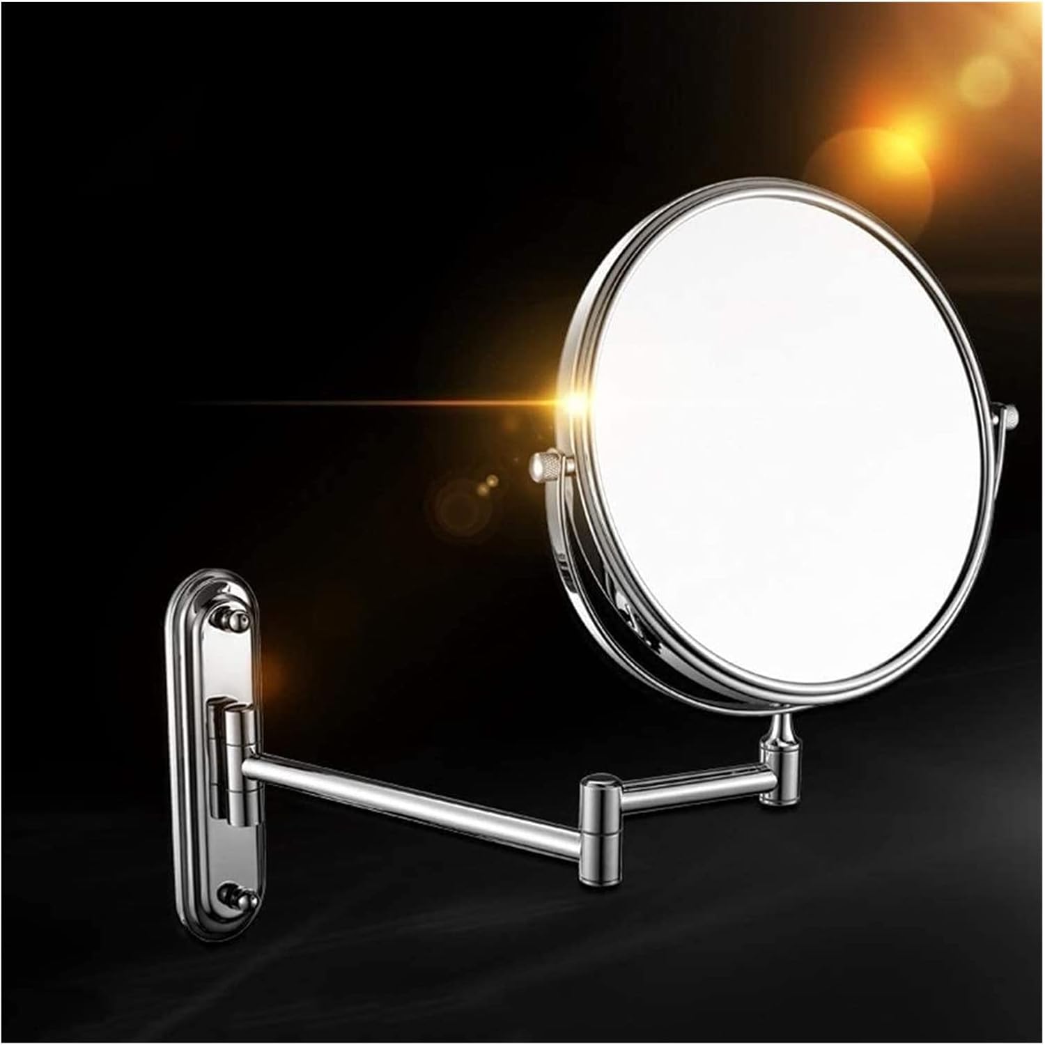 Elegant Wall-Mounted Makeup Mirror with 7X Magnification 1