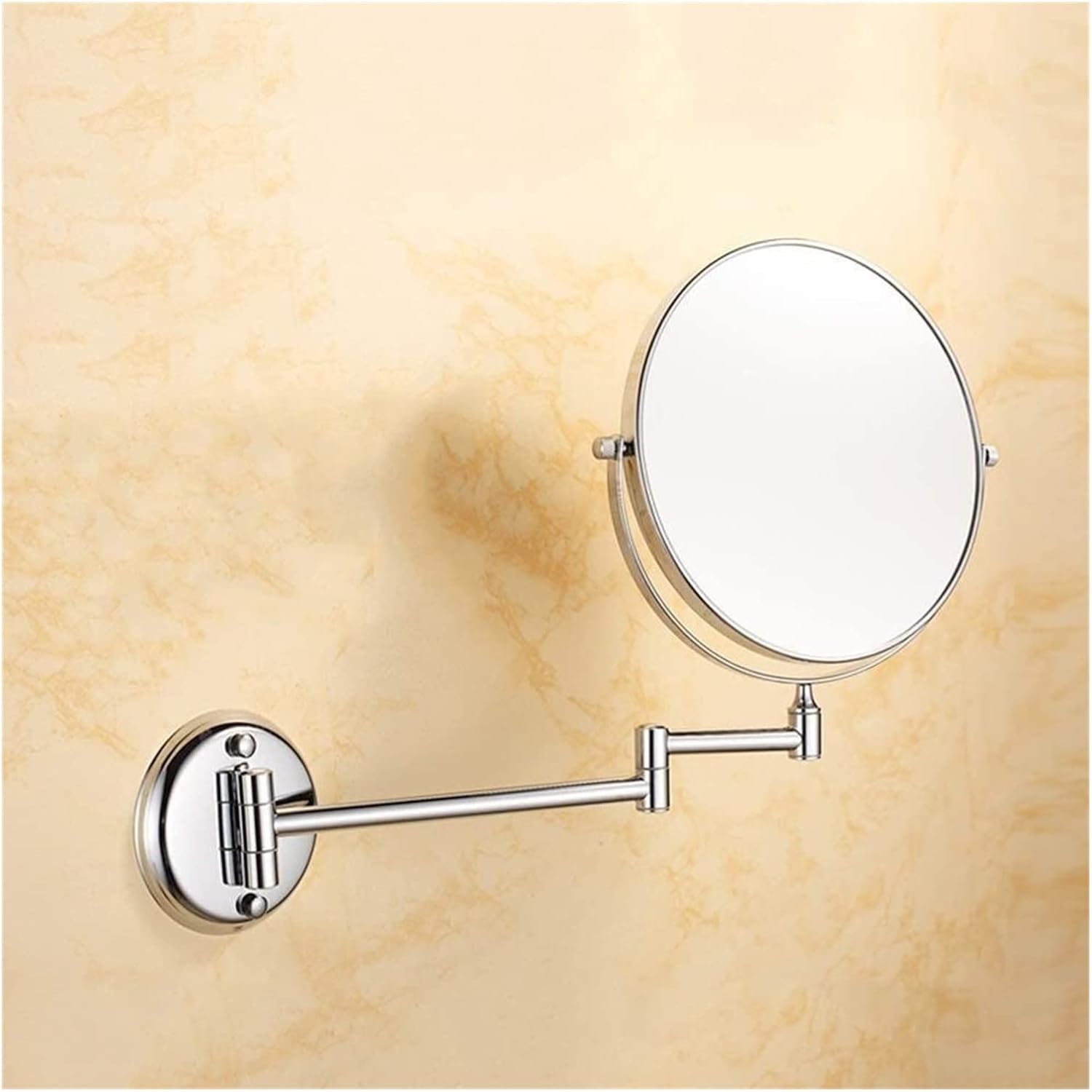 Eliveshown 8 Inch Double-Sided Folding Mirror with 5X Magnification