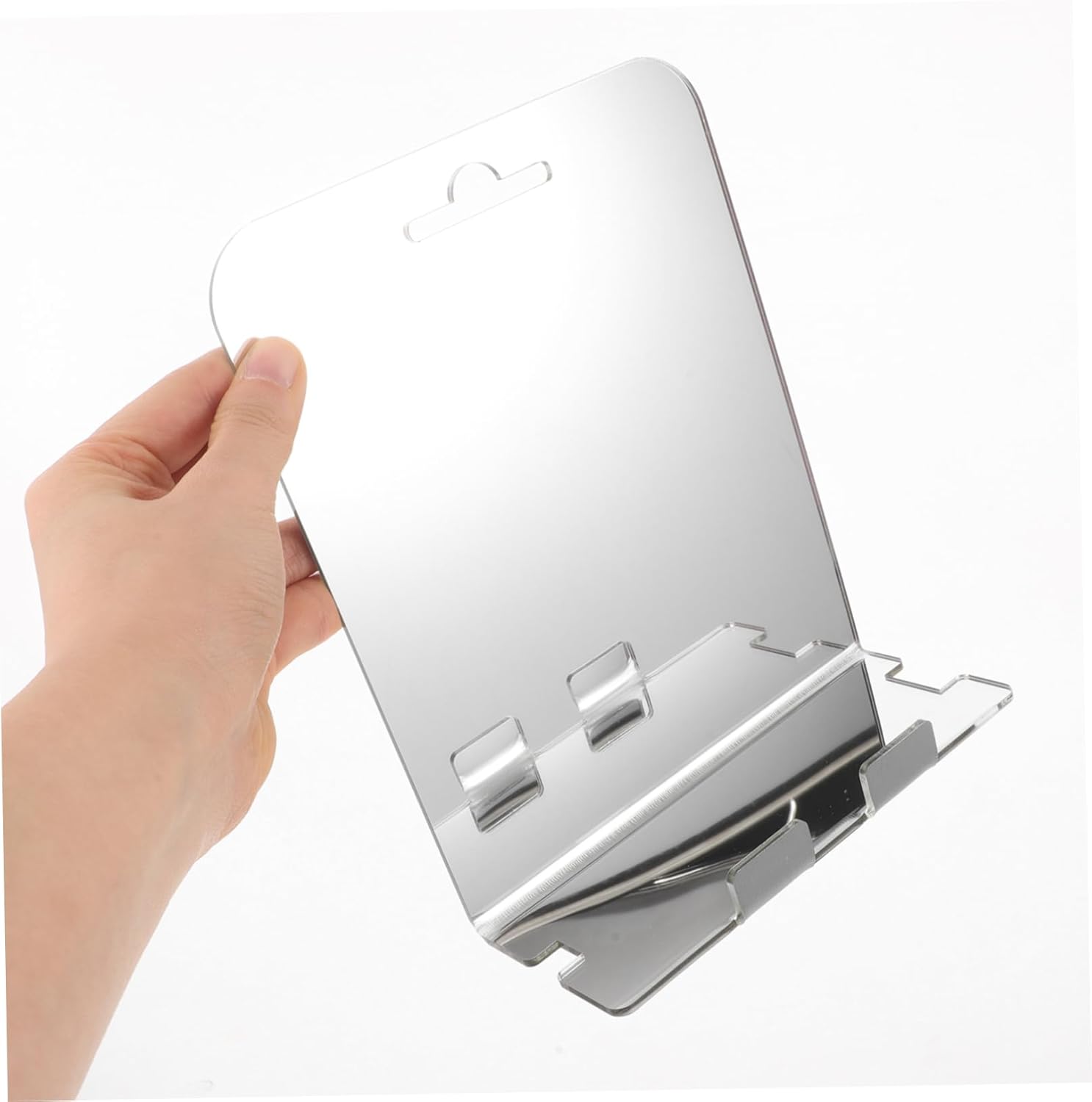 PAMINGONO Anti-Fog Shower Mirror with Razor Holder and Hooks