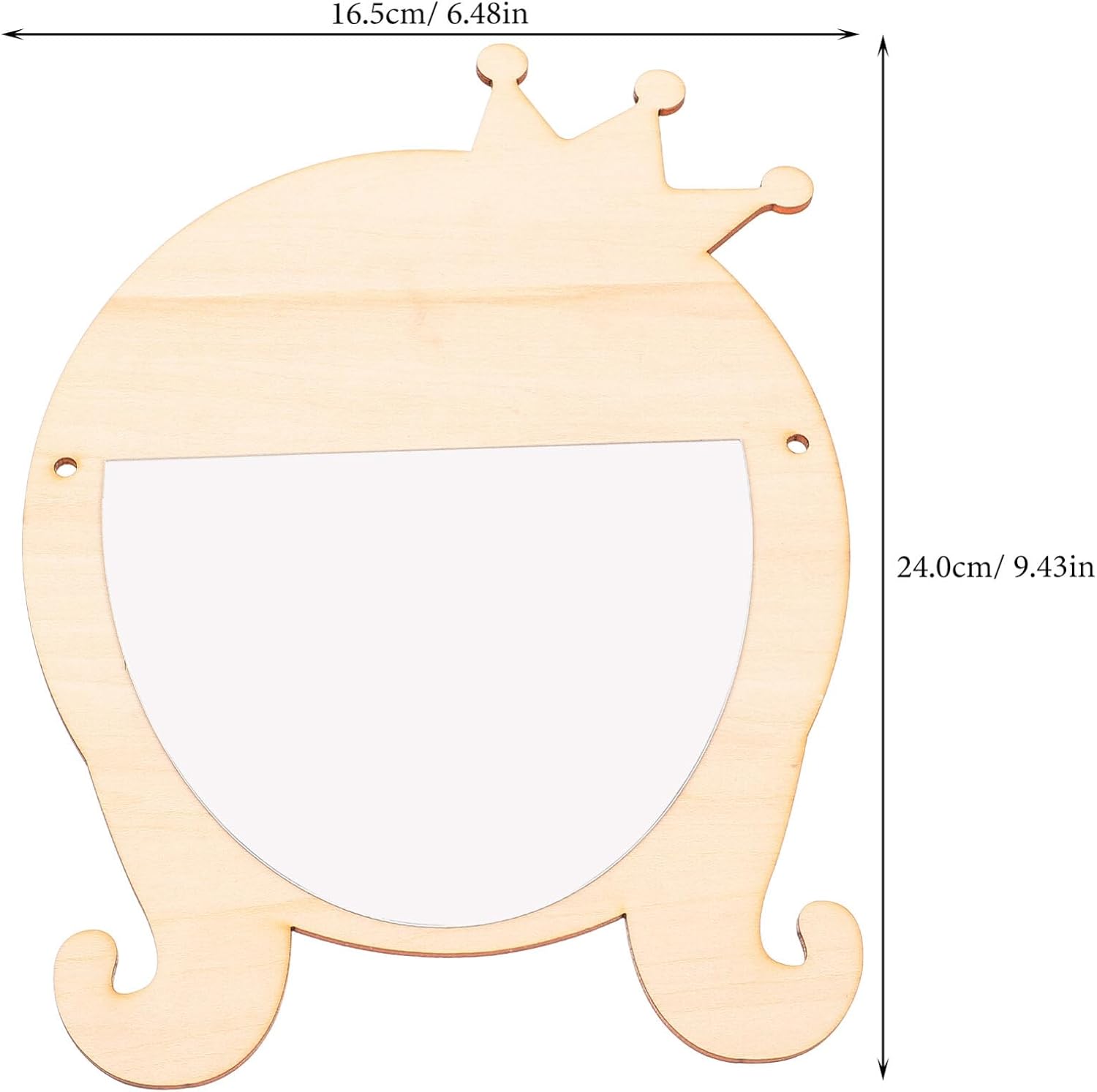 Beaupretty Cartoon Wall-Mounted Makeup Mirror