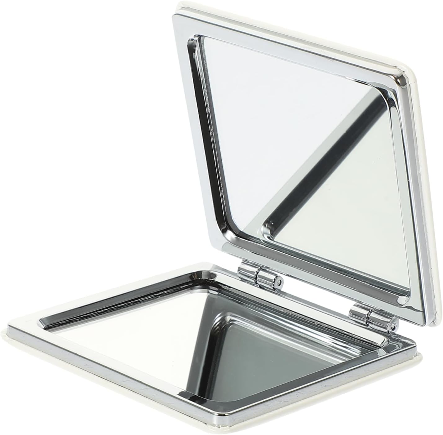 Portable Makeup Mirror Clamshell Compact for Travel and Daily Use
