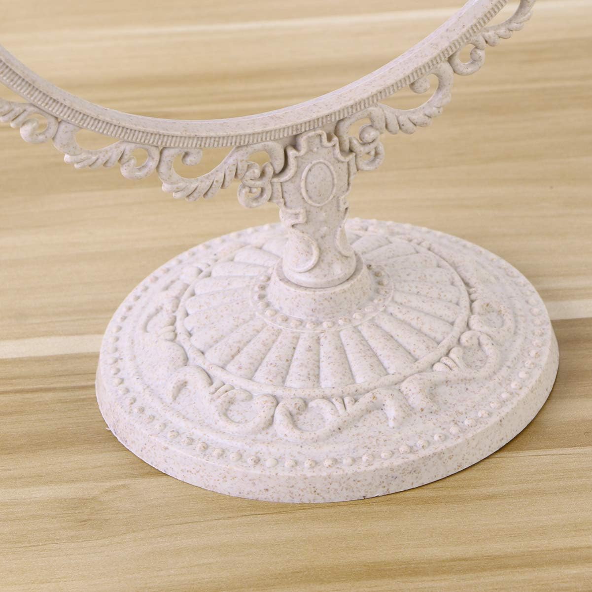Lurrose Heart Shaped Vanity Mirror with 2X Magnification