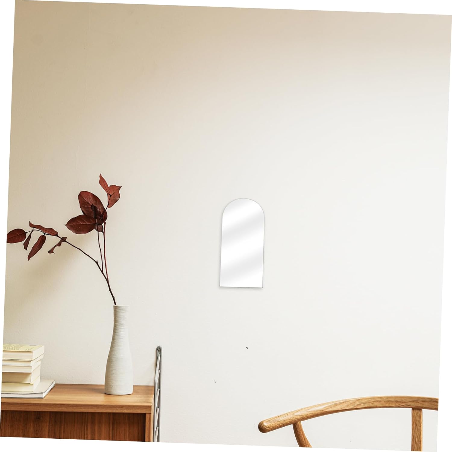 STOBAZA Irregular Shape Acrylic Wall Mirror for Home Office