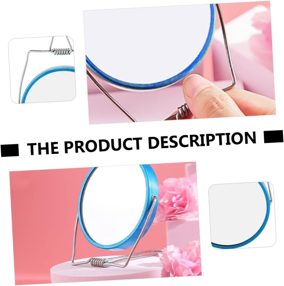 LIFKOME Double-Sided Foldable Makeup Mirror