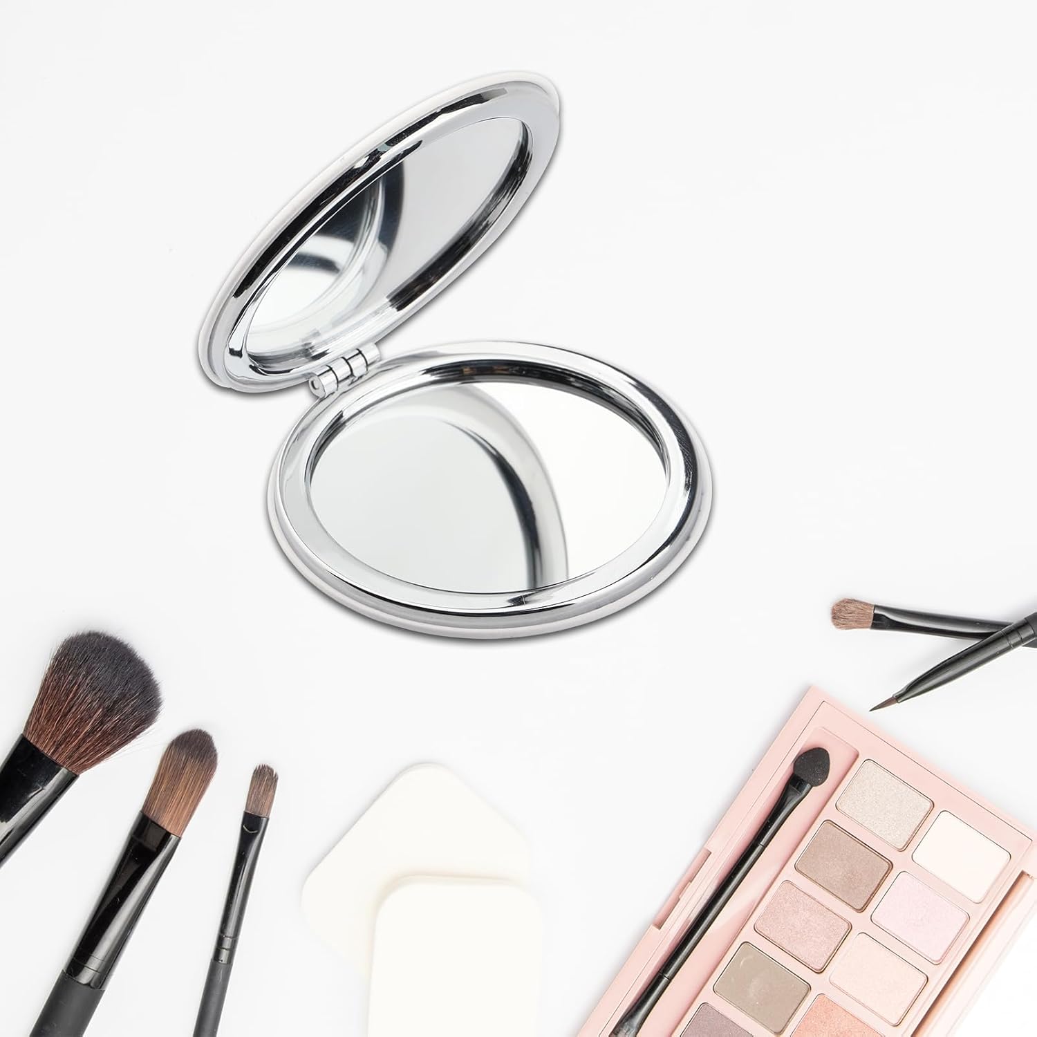 WSNANG Musical Compact Makeup Mirror with Encouraging Message