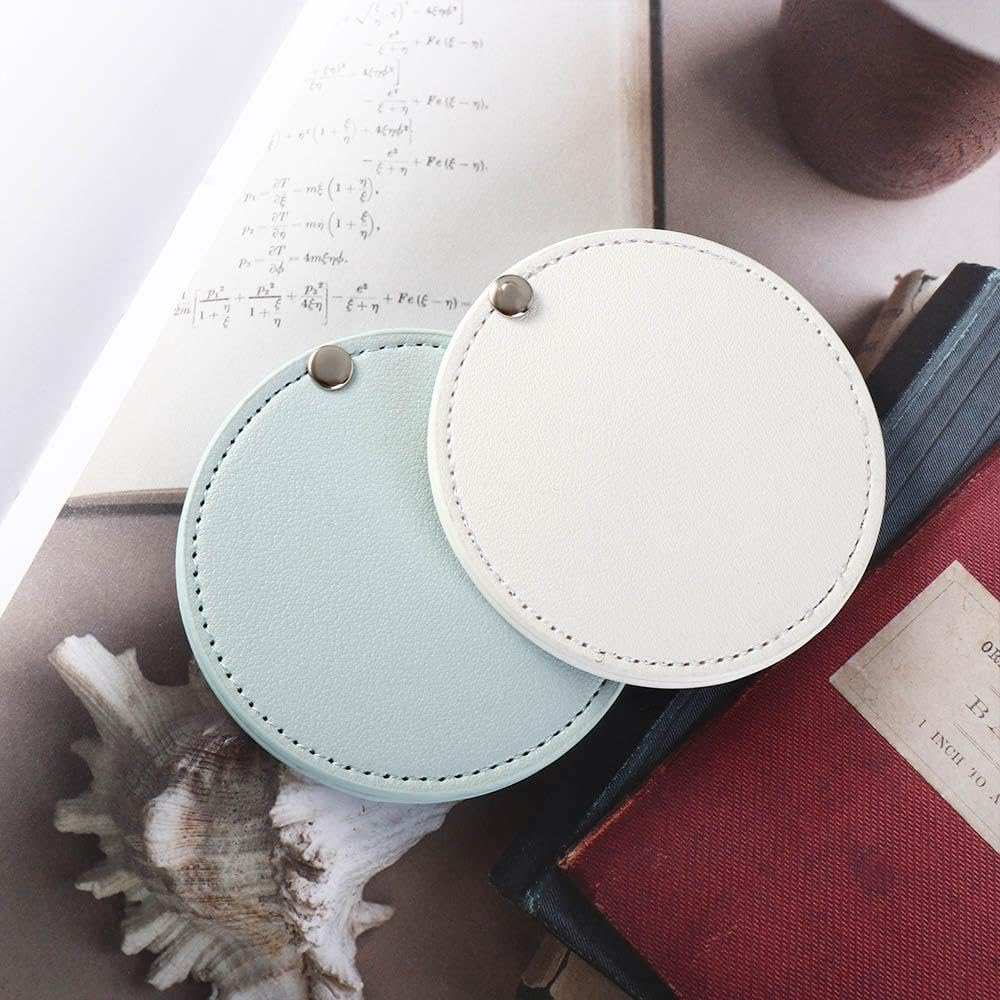Portable Round Compact Pocket Mirror for Travel