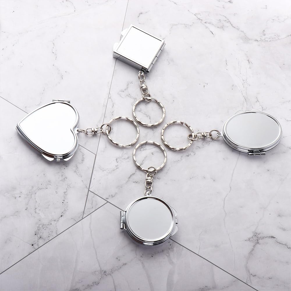 Portable Small Folding Mirror Key Chain Mirror