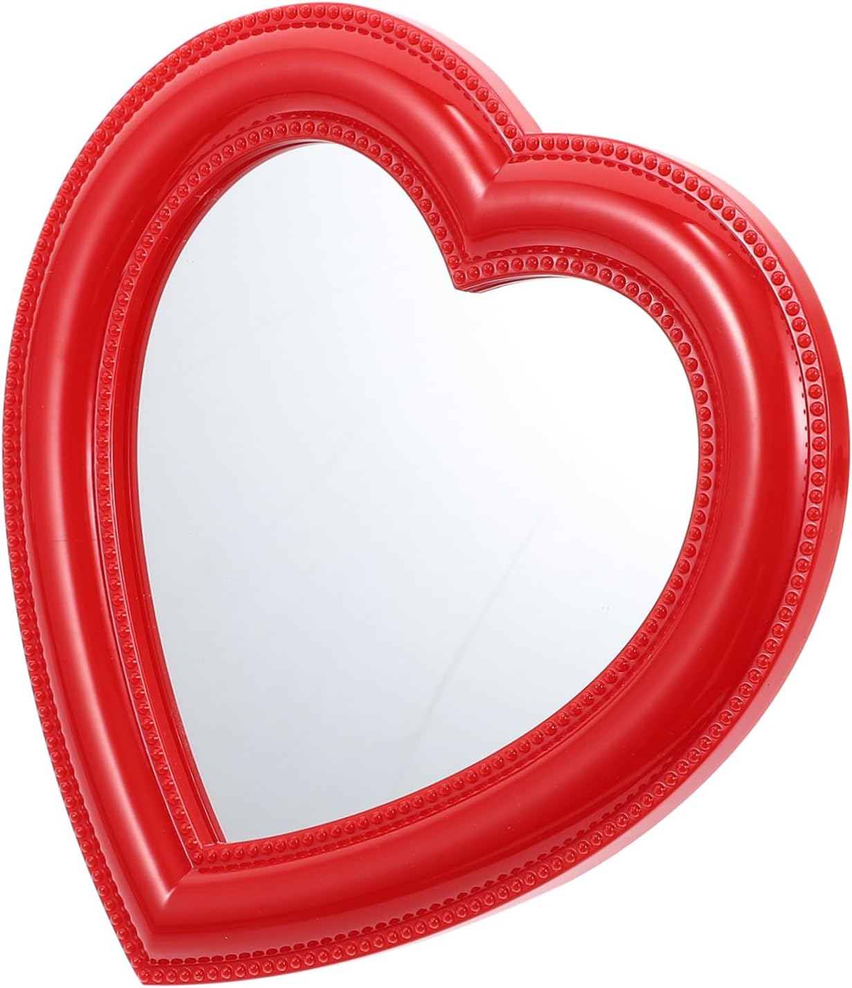 Heart Shaped Desktop Makeup Mirror Wall Vanity Mirror for Women