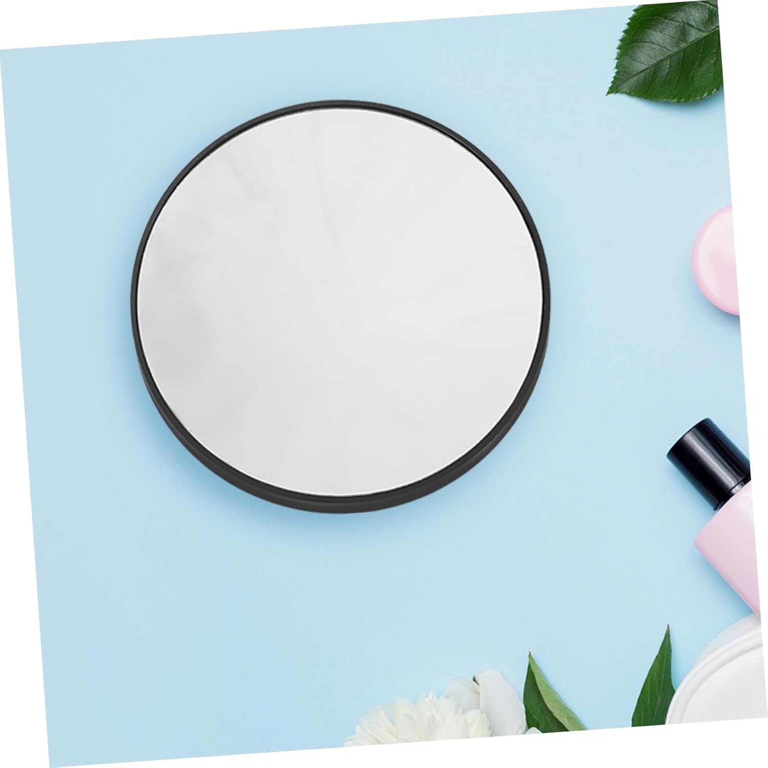 Gatuida Magnifying Compact Round Makeup Mirror with Suction Cups