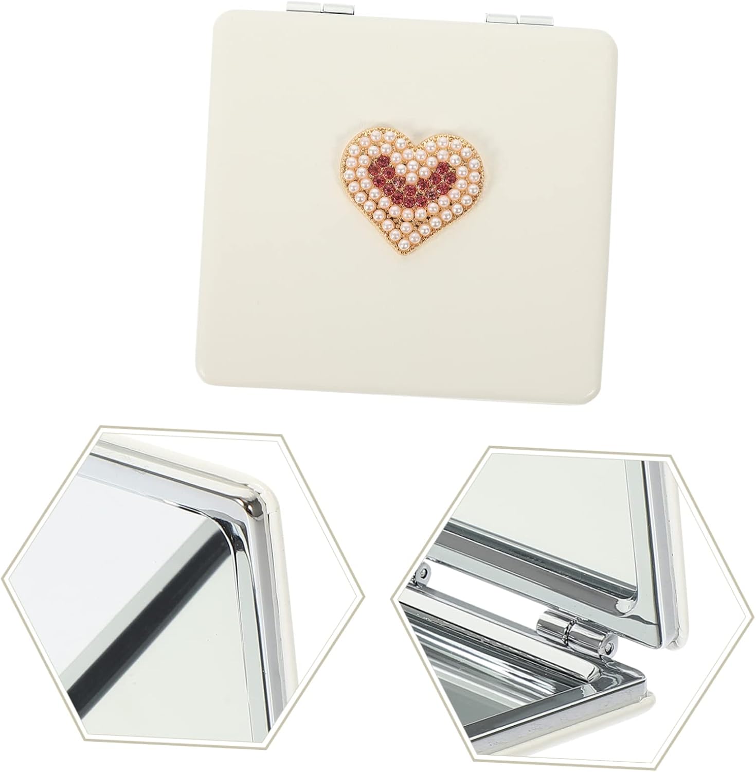 Packove Portable Clamshell Folding Makeup Mirror