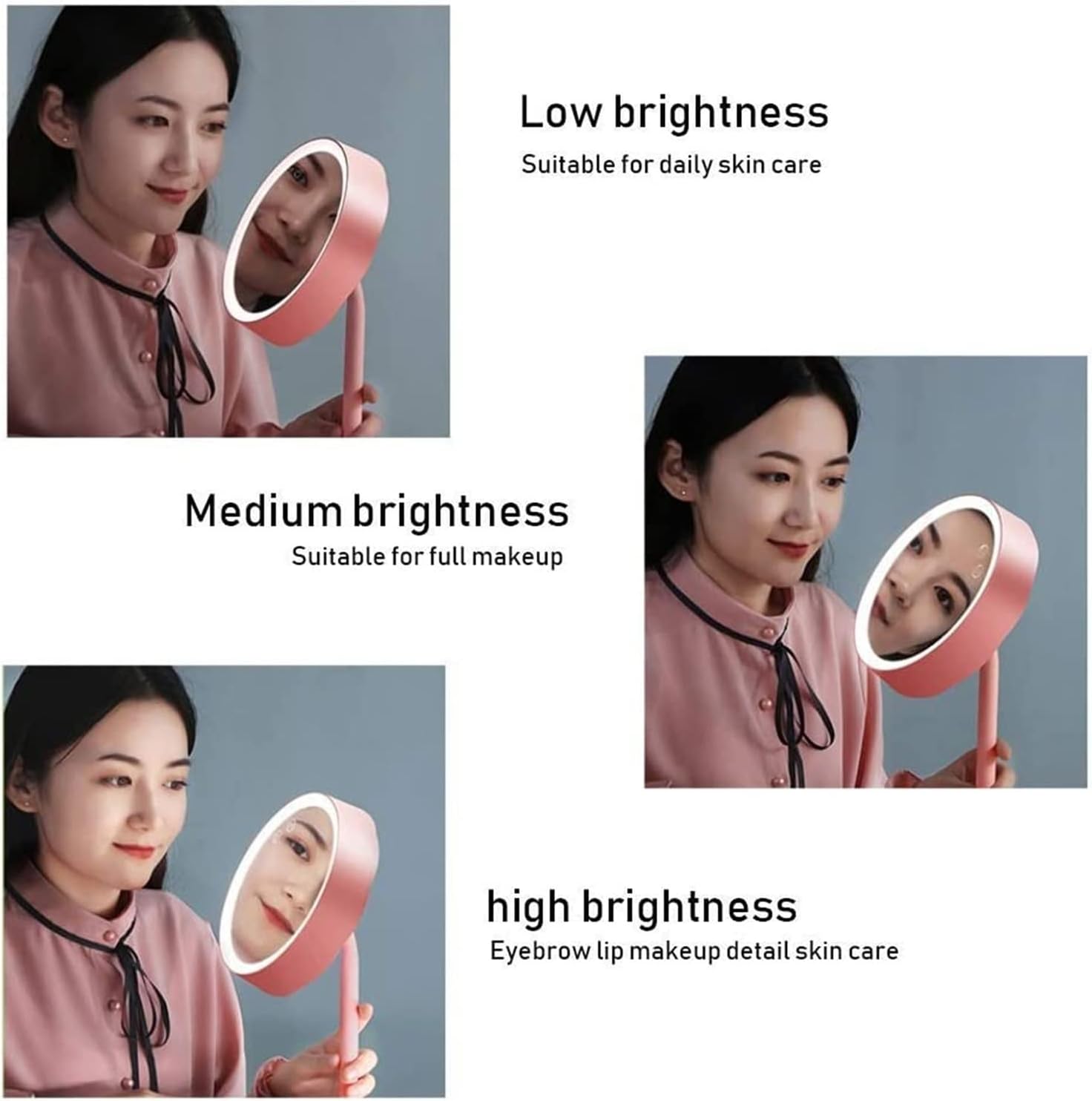 Eliveshown LED Makeup Mirror Dual Use