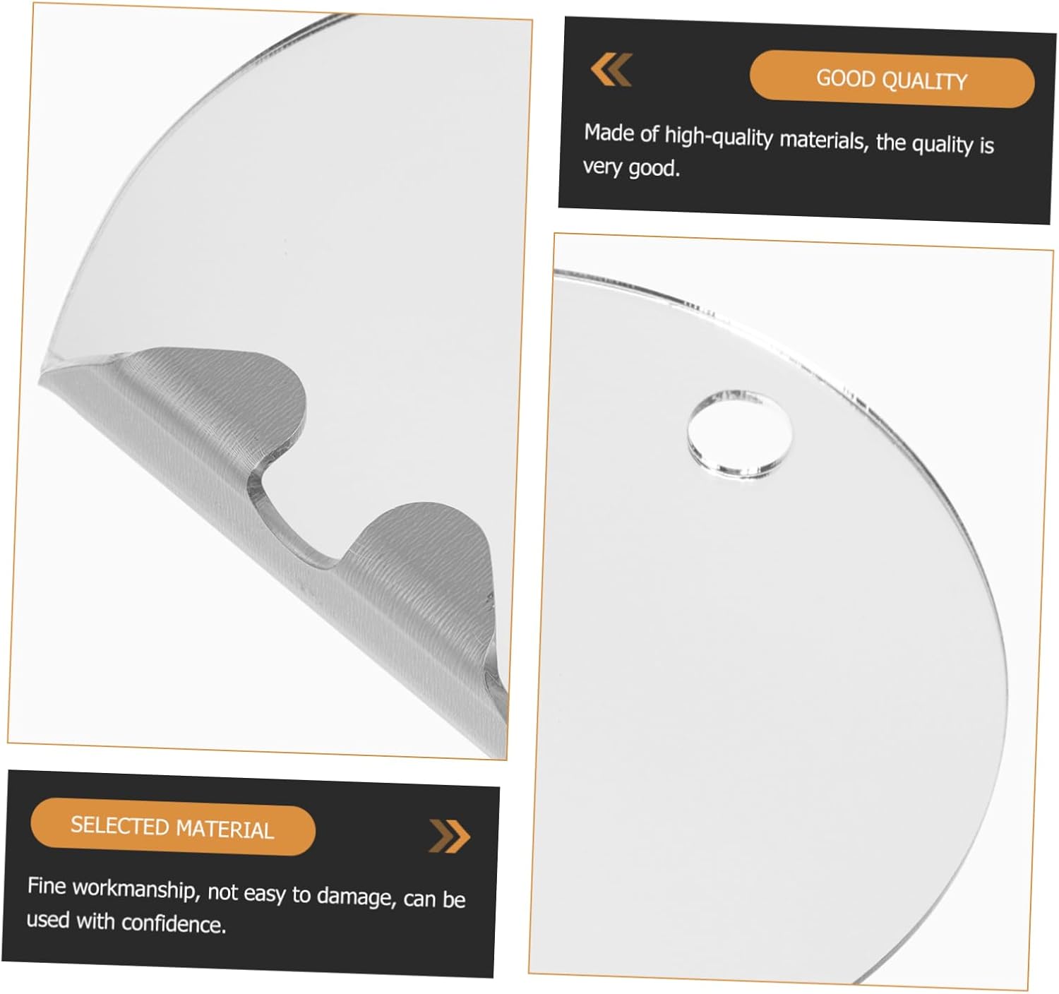 Ipetboom Bathroom Mirror Anti-Fog Travel Mirror Set