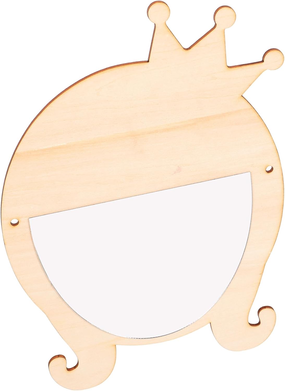 Cute Wooden Makeup Mirror for Girls Home Decor
