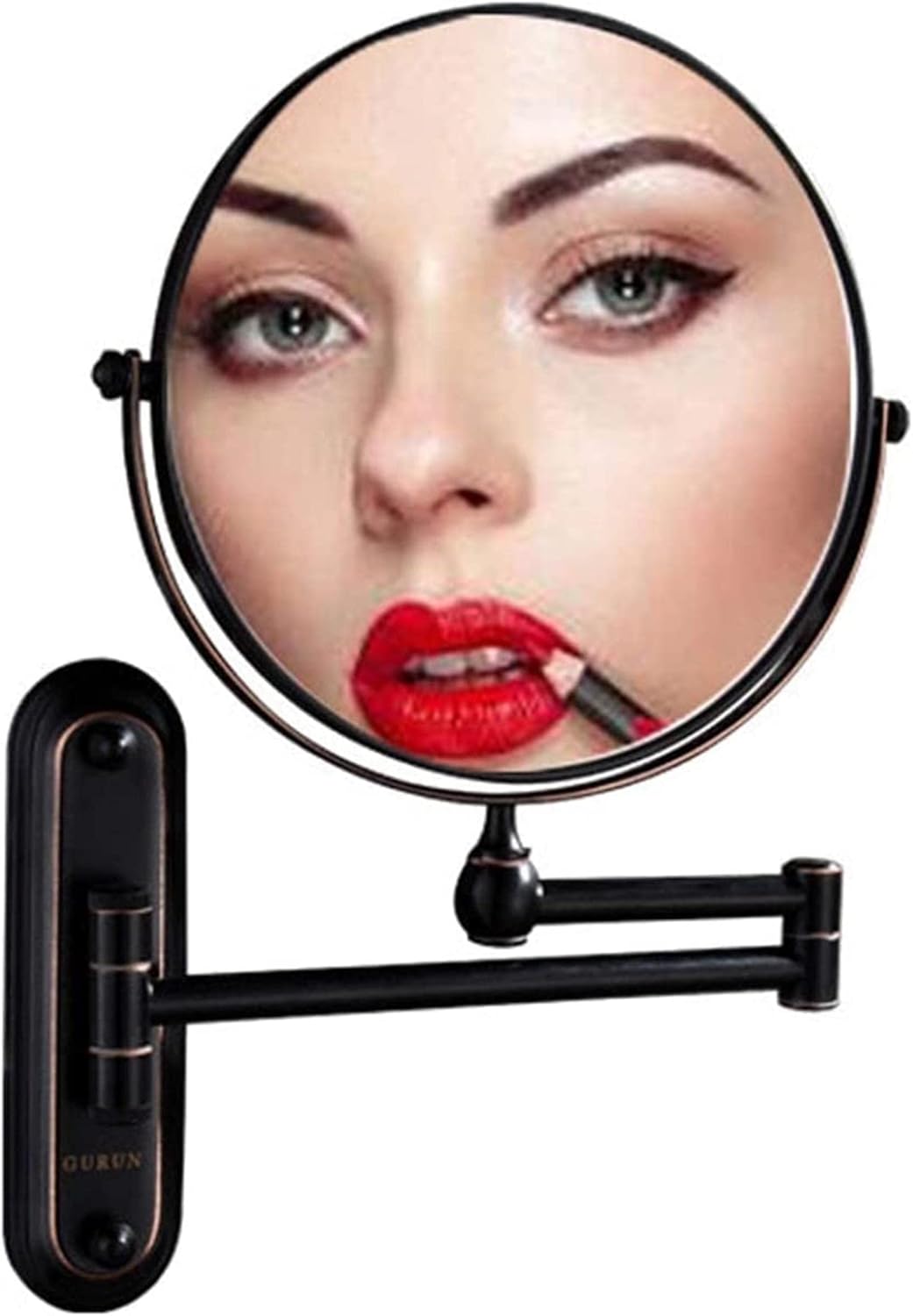 NOVOCE Makeup Mirror Wall Mounted 7X Magnification 1