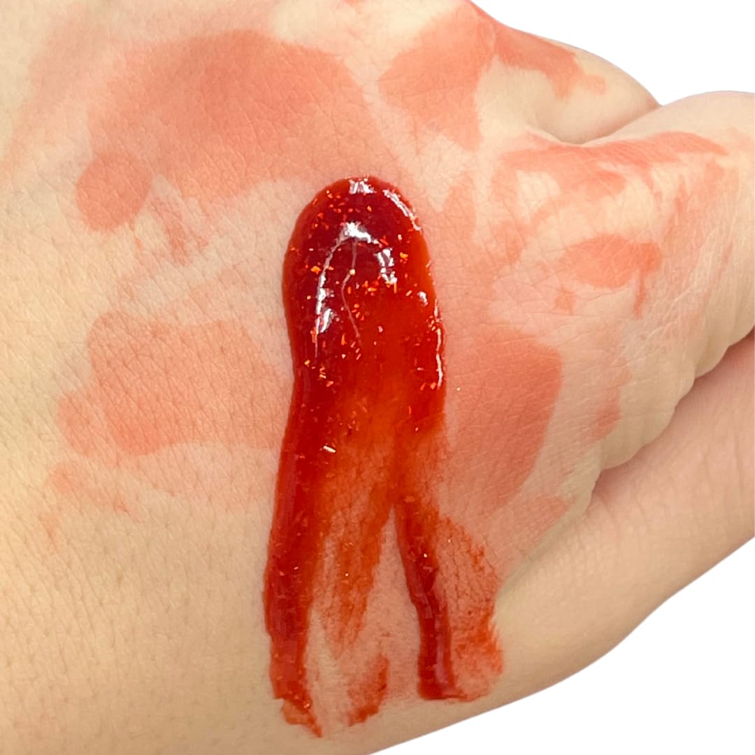 Sparkling Red Glitter Fake Blood 1 Oz