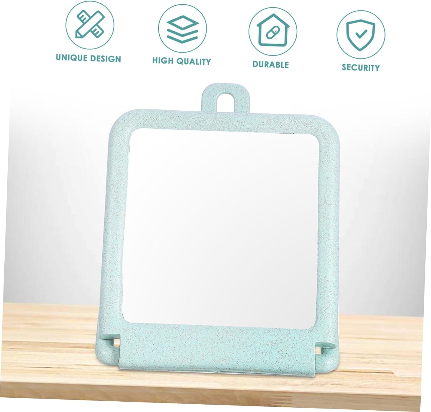 PartyKindom Wall Mounted Makeup Mirror Stand